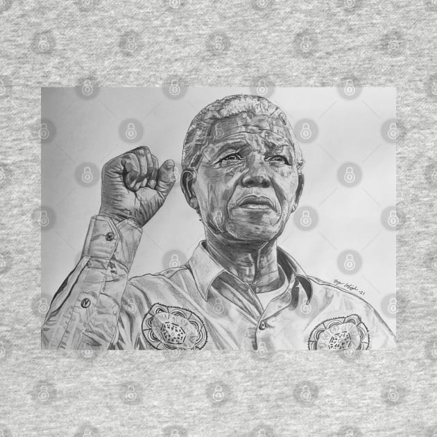 Nelson Mandela by BryanWhipple